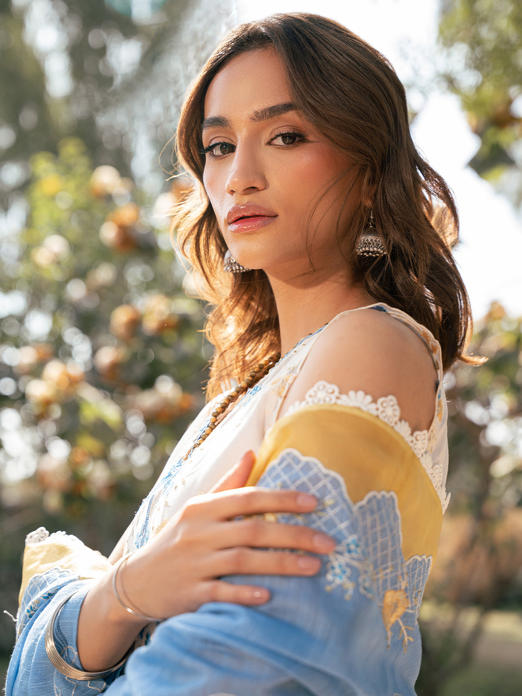 Hazel Printed Embroidered Lawn