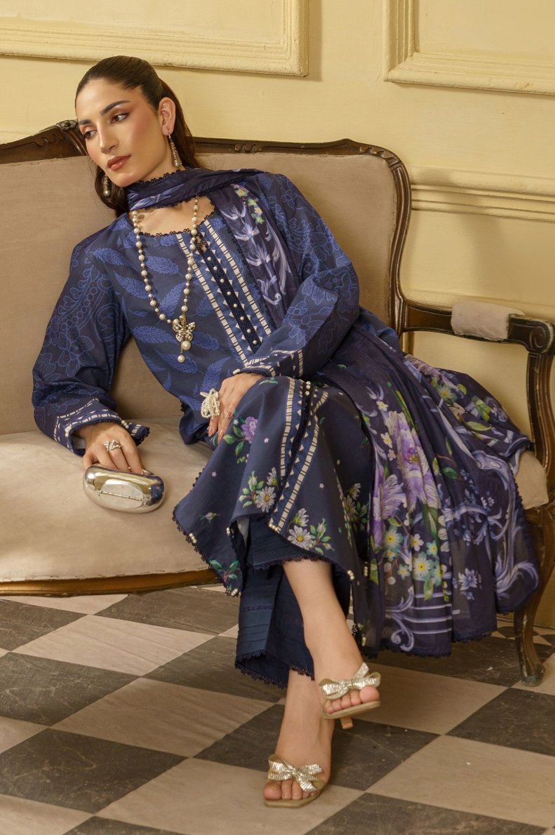 Gardenia Printed Unstitched Lawn