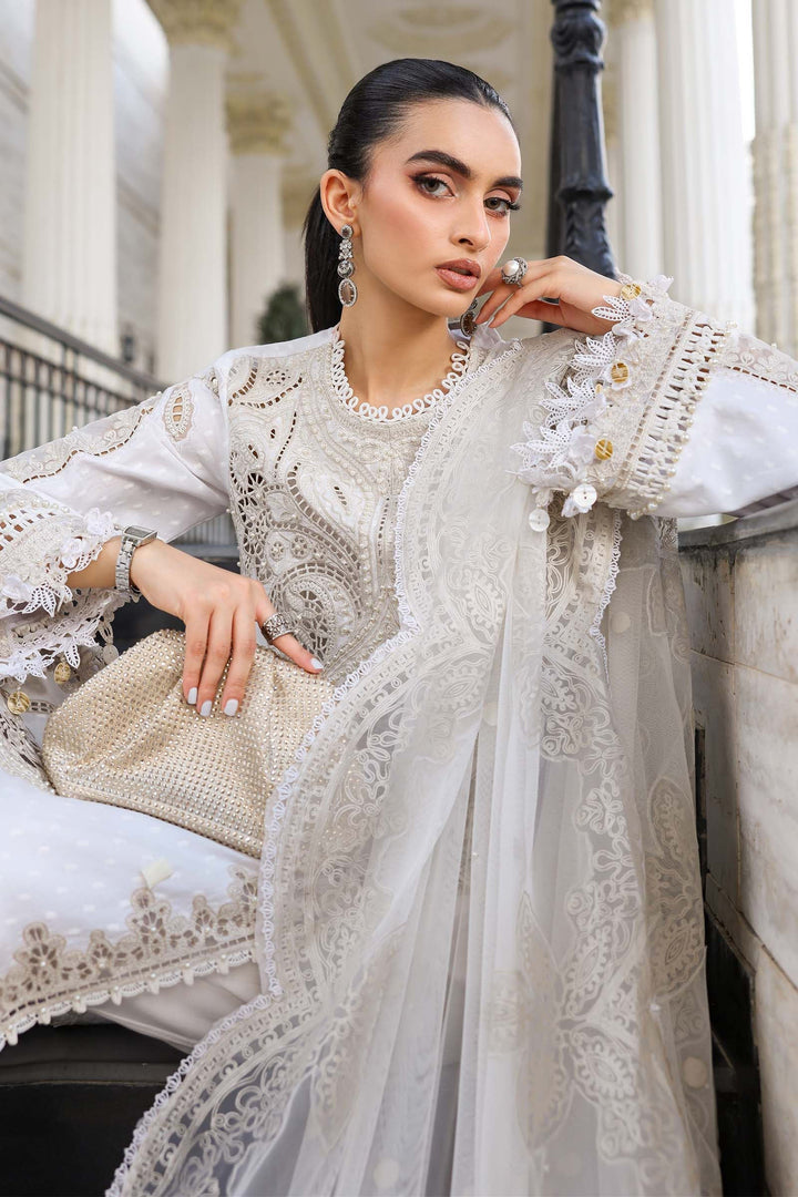 3 Piece Unstitched Embroidered Lawn Suit