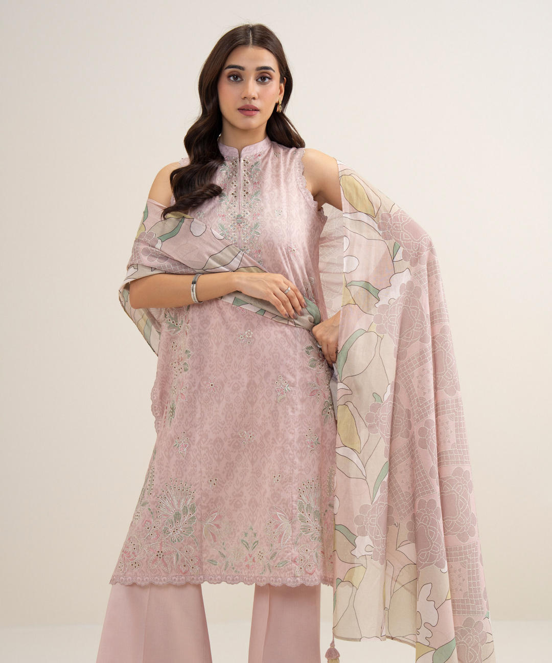 3 Piece - Embroidered Lawn Suit