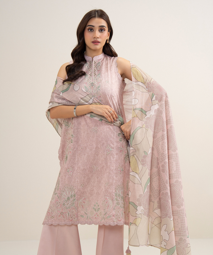 3 Piece - Embroidered Lawn Suit