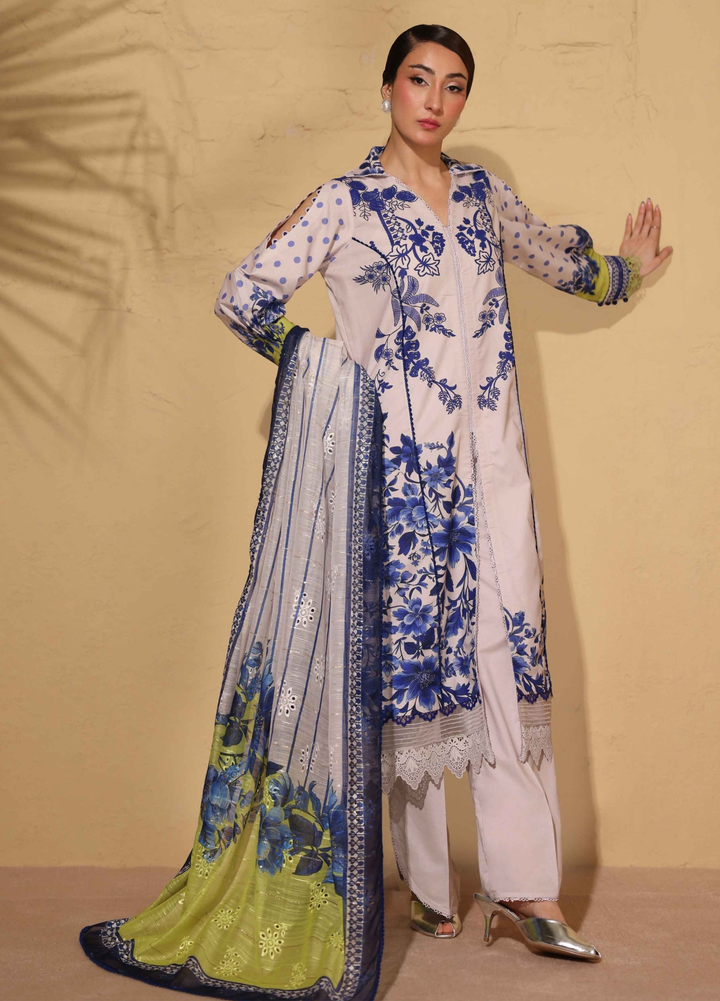 signora  Printed Embroidered Lawn