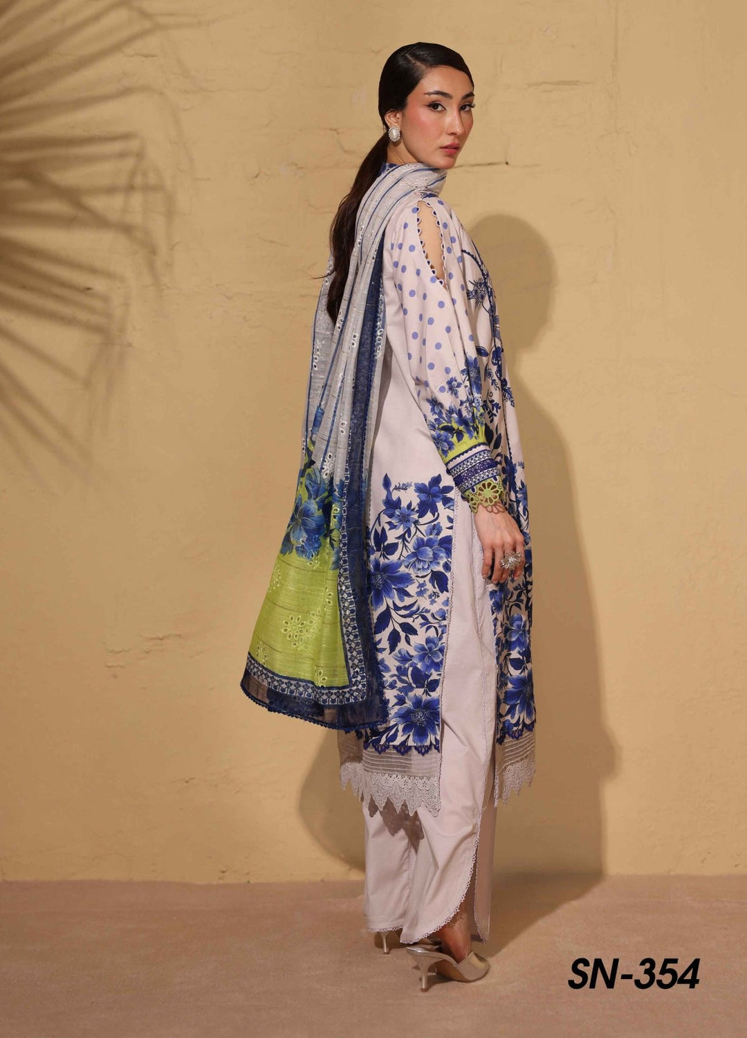 signora  Printed Embroidered Lawn
