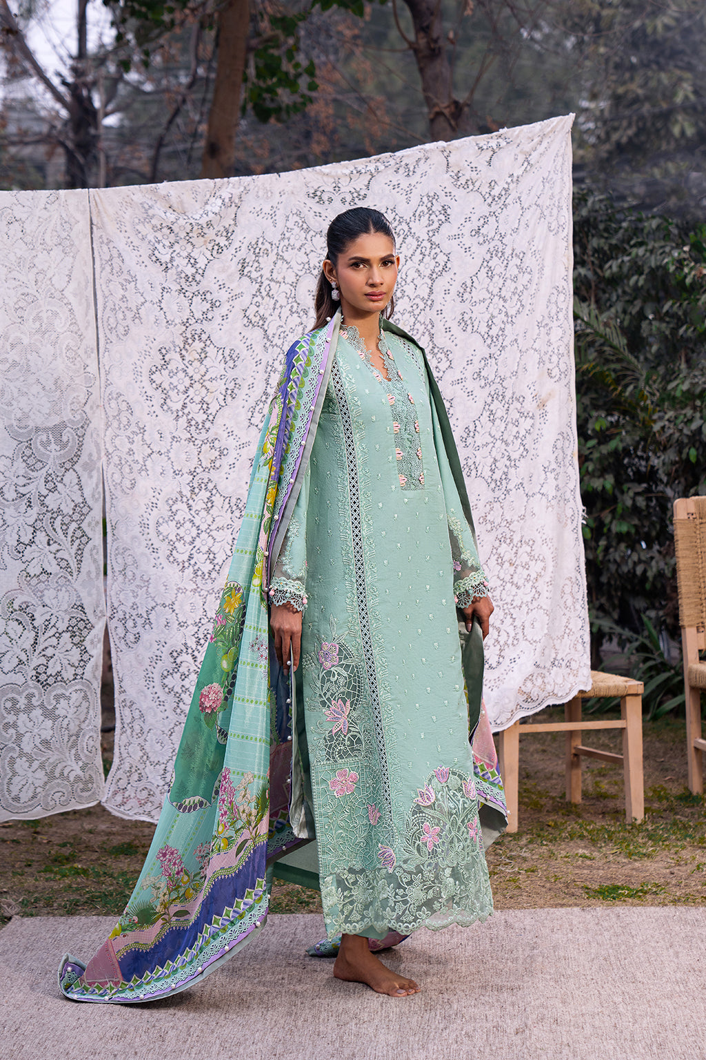 3 PIECE EMBROIDERED LAWN