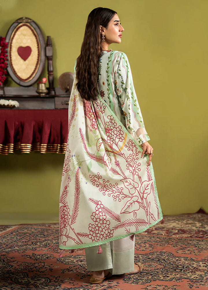 POPINN  Printed Unstitched 3 Piece Suit