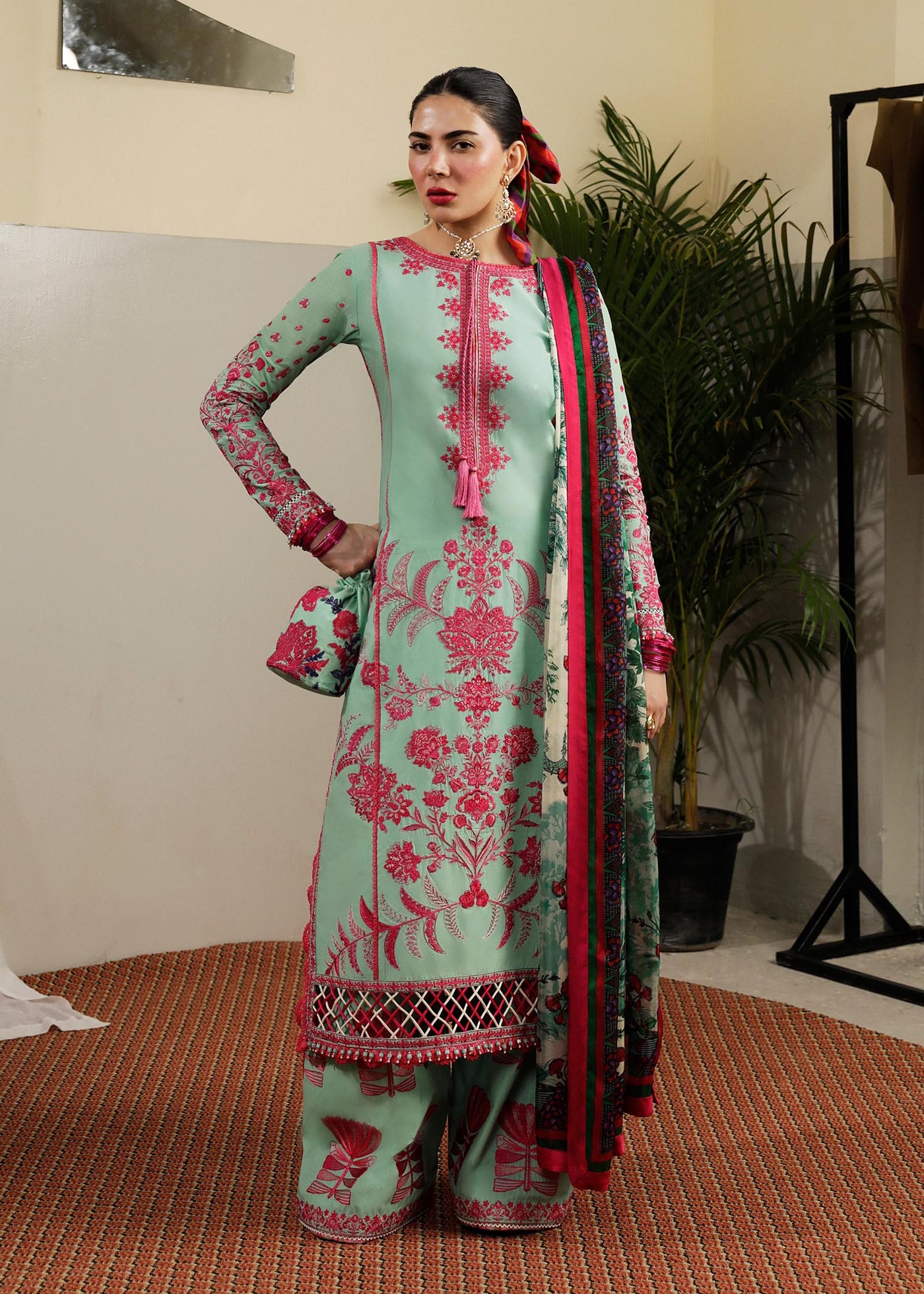 HUSSAIN REHAR LUXURY LAWN - FERN