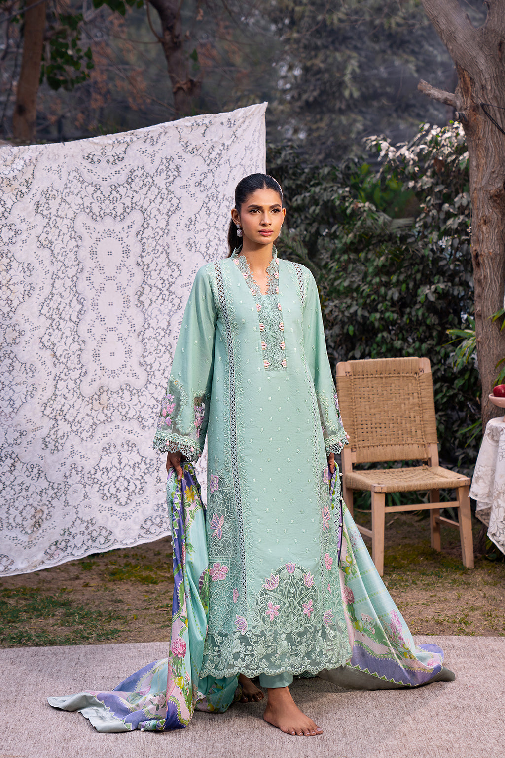 3 PIECE EMBROIDERED LAWN