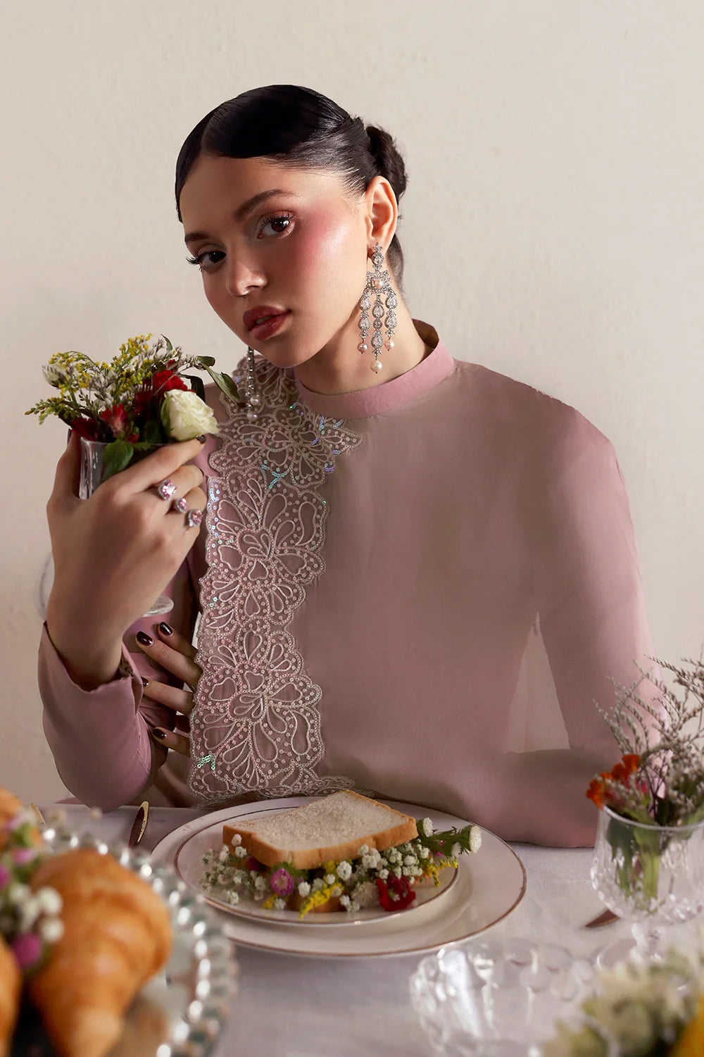 Premium Silk Embroidered 3PC