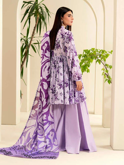 SUHA 3-Piece Unstitched Digital Printed Lawn Suit