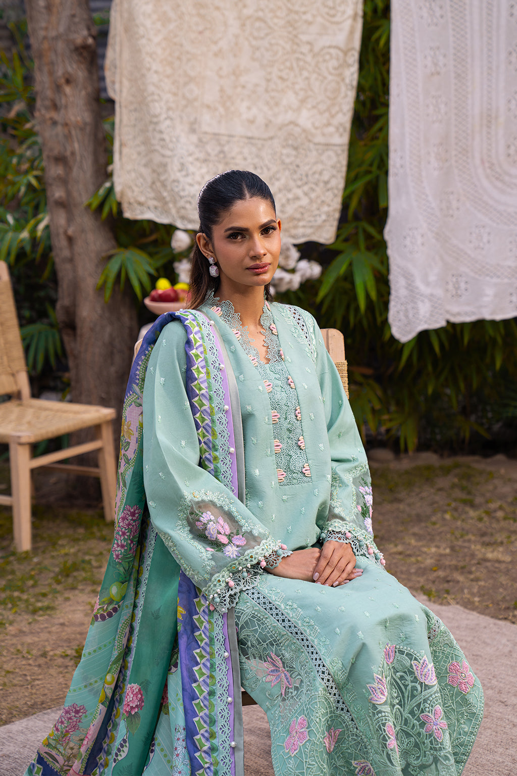 3 PIECE EMBROIDERED LAWN