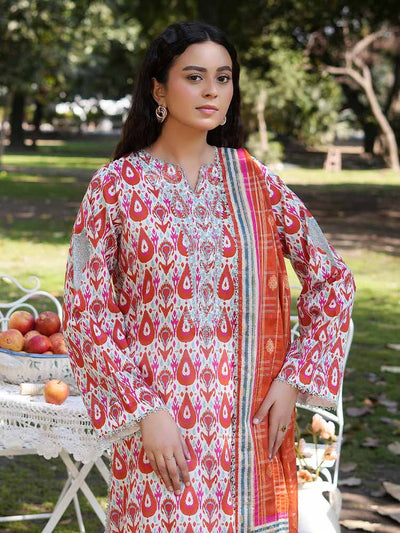 SILSILA 3-Piece Unstitched Digital Printed Lawn Suit