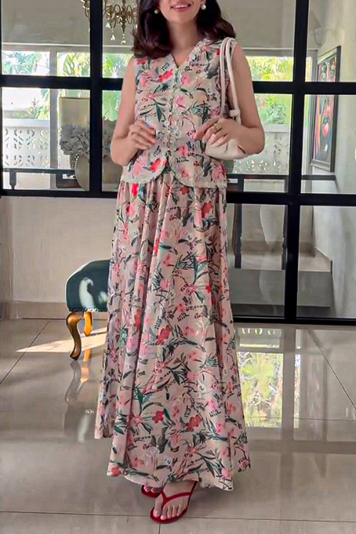 Unstitched Printed Lawn 2 Piece (Shirt/Trouser)
