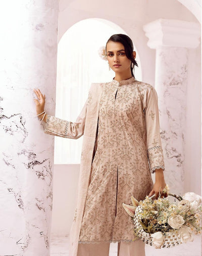 Arzoo Embroidered Slub Lawn