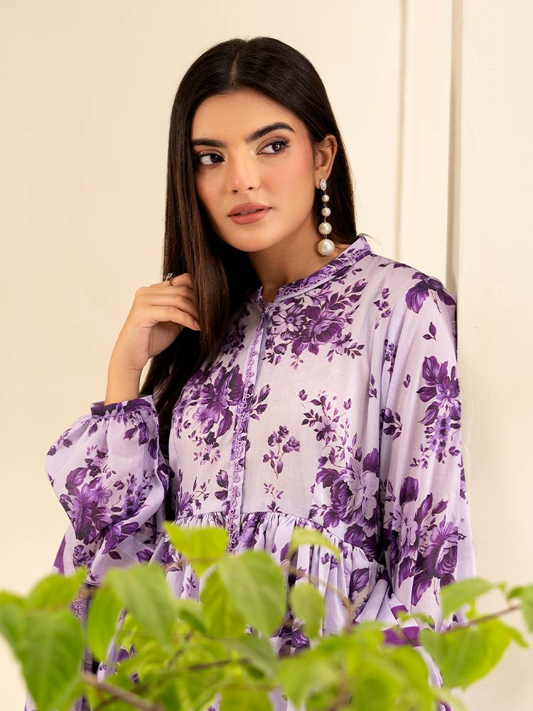 SUHA 3-Piece Unstitched Digital Printed Lawn Suit