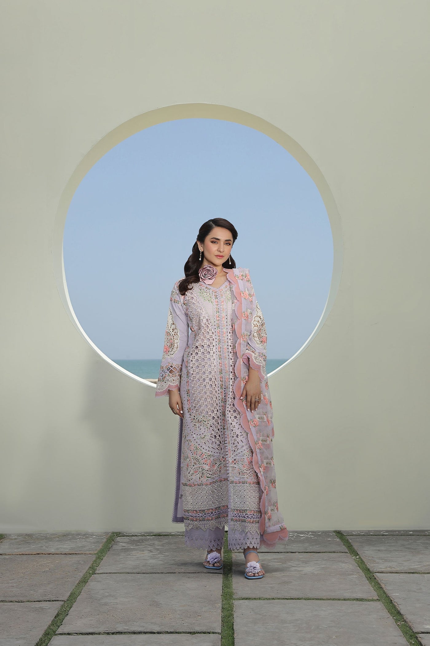 MARYAM HUSSAIN LUXURY LAWN-FEROZ