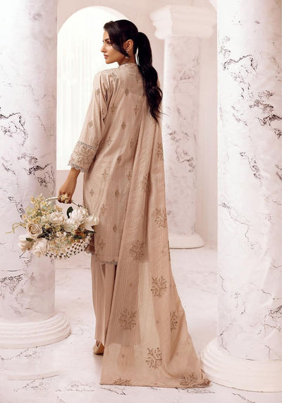 Arzoo Embroidered Slub Lawn