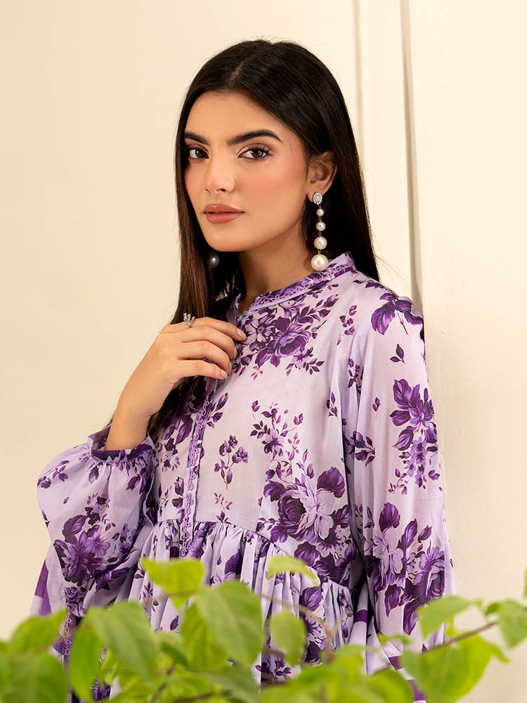 SUHA 3-Piece Unstitched Digital Printed Lawn Suit