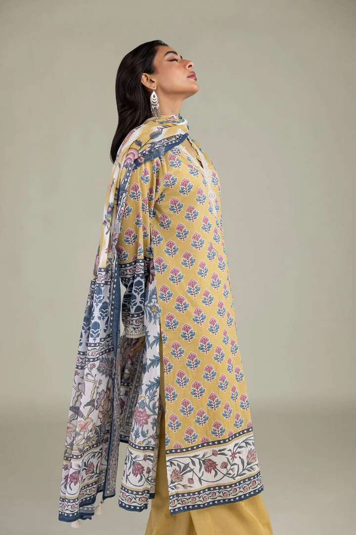 Embroidered | Lawn Fabrics 3 Piece
