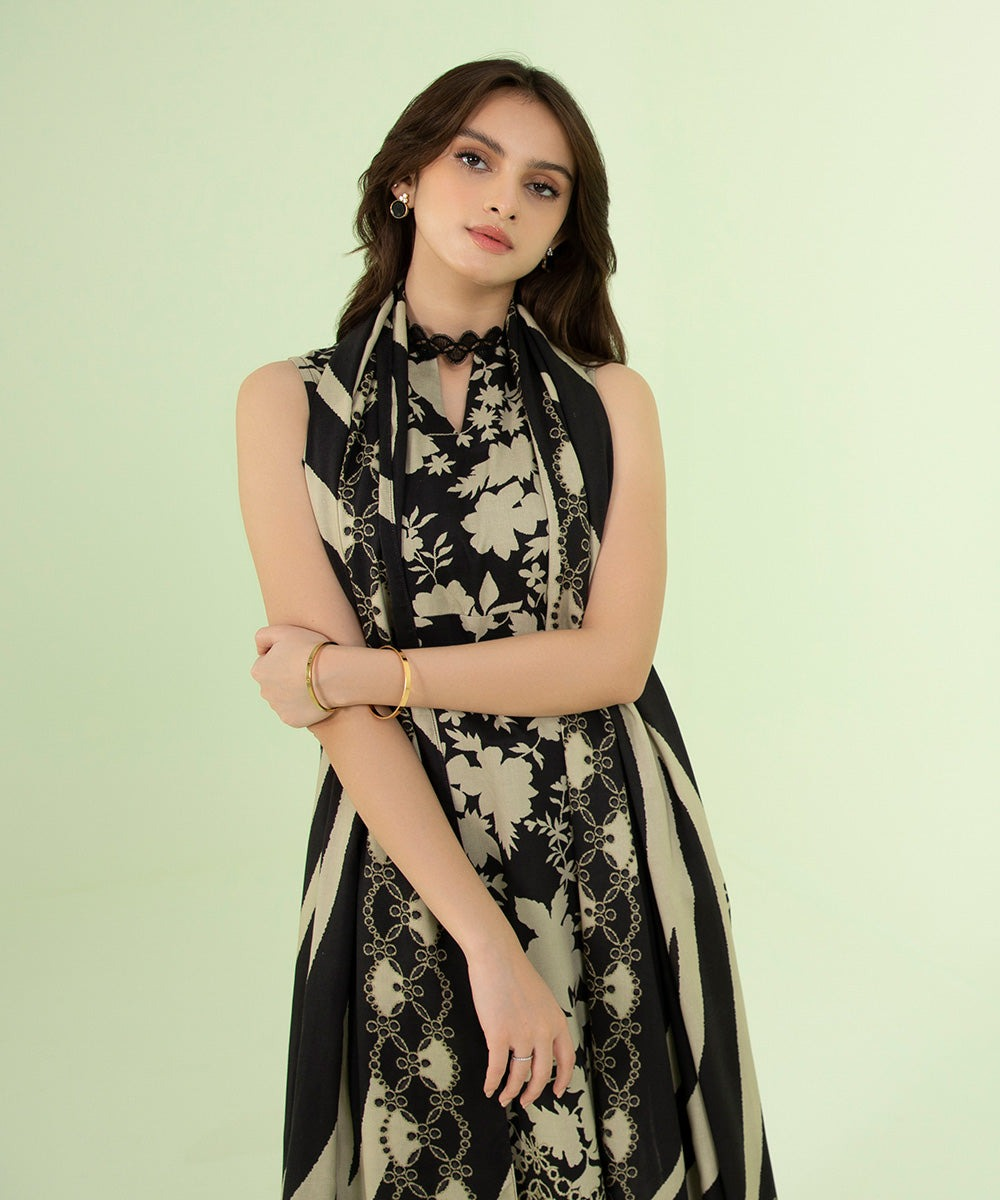 3 Piece - Printed Lawn Suit