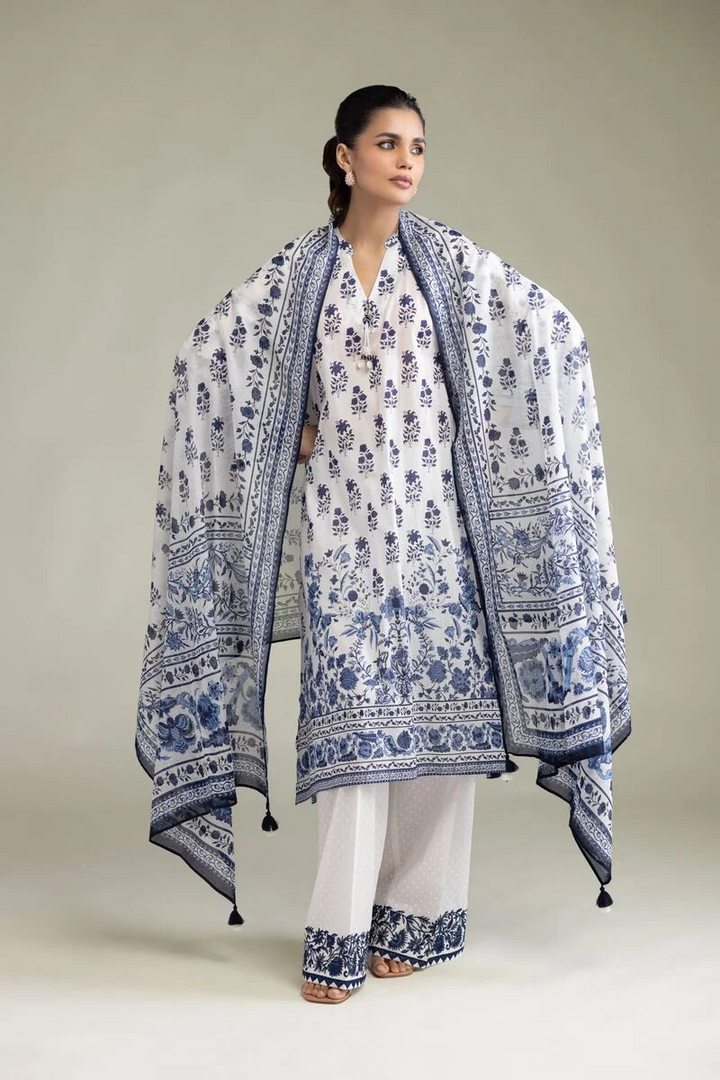 Embroidered | Lawn Fabrics 3 Piece