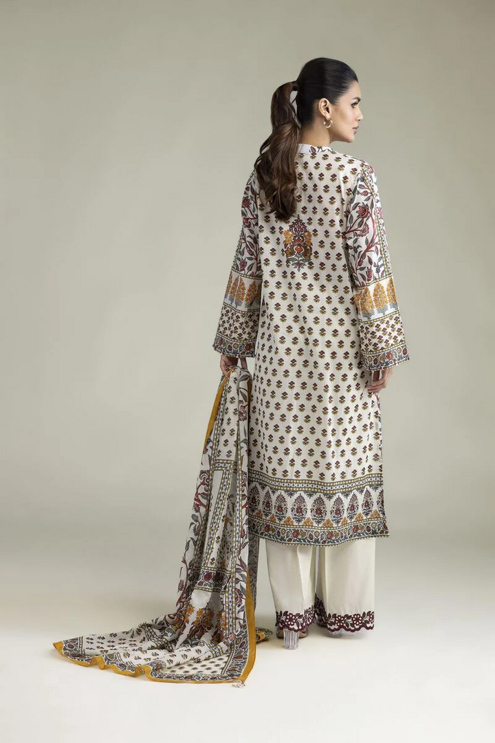 Embroidered | Lawn Fabrics 3 Piece