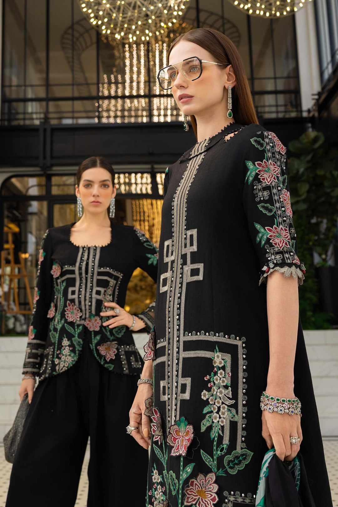 3 Piece Unstitched Embroidered Lawn Suit