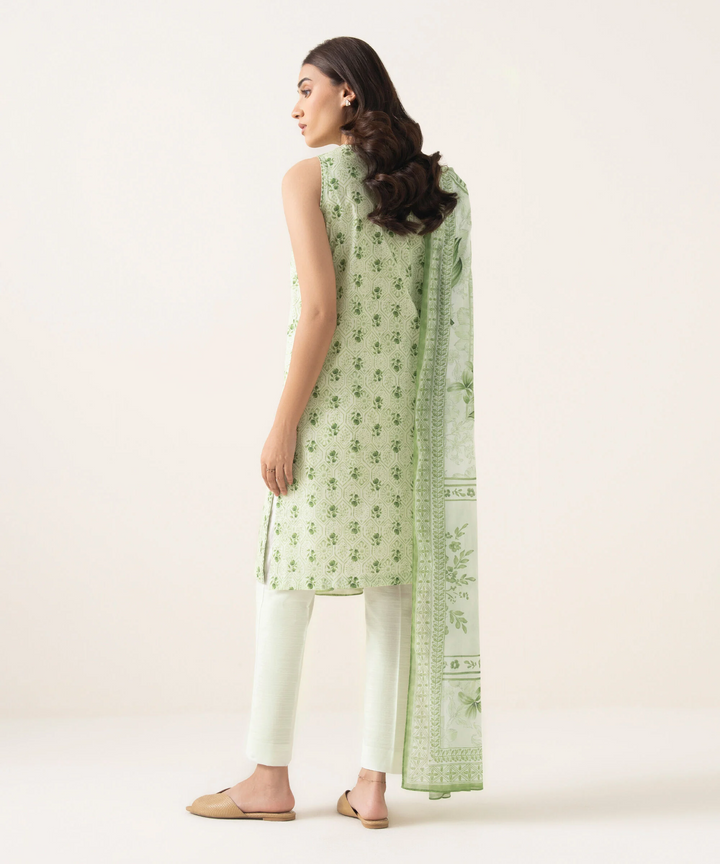 3 PIECE - EMBROIDERED LAWN SUIT