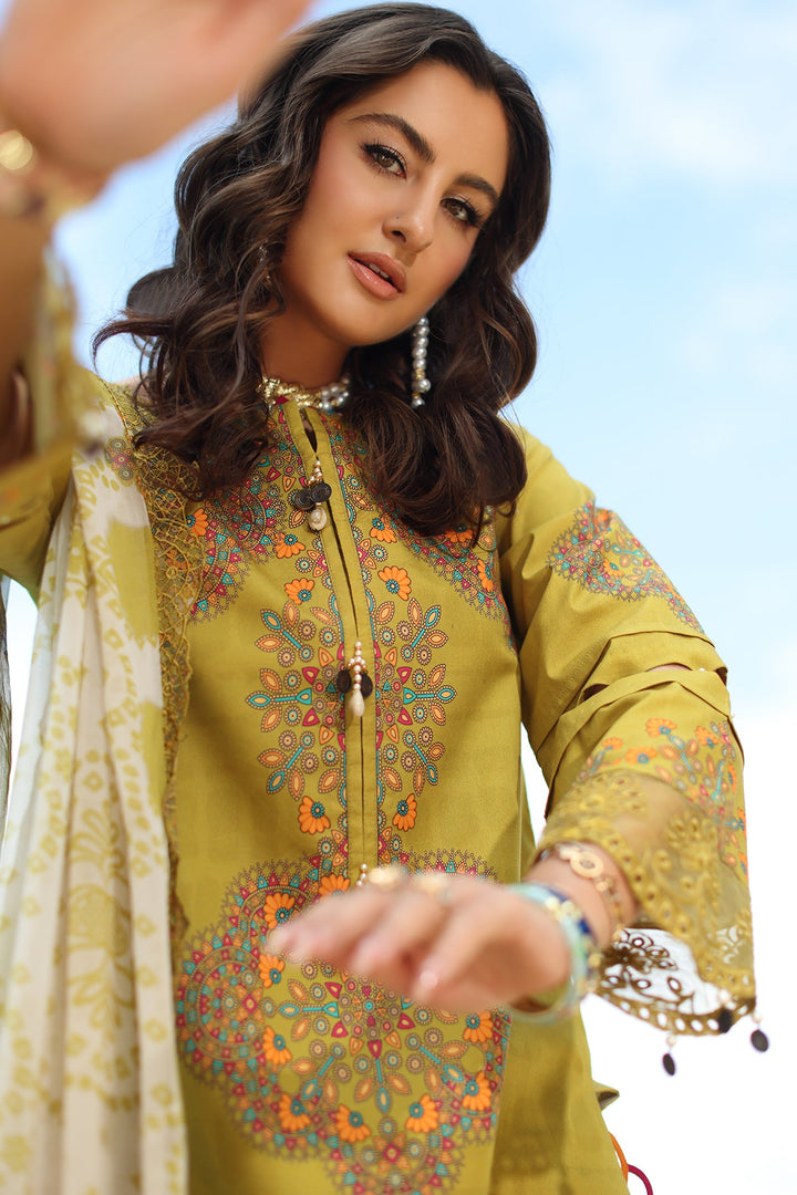 3-PC Unstitched Embroidered Lawn Collection