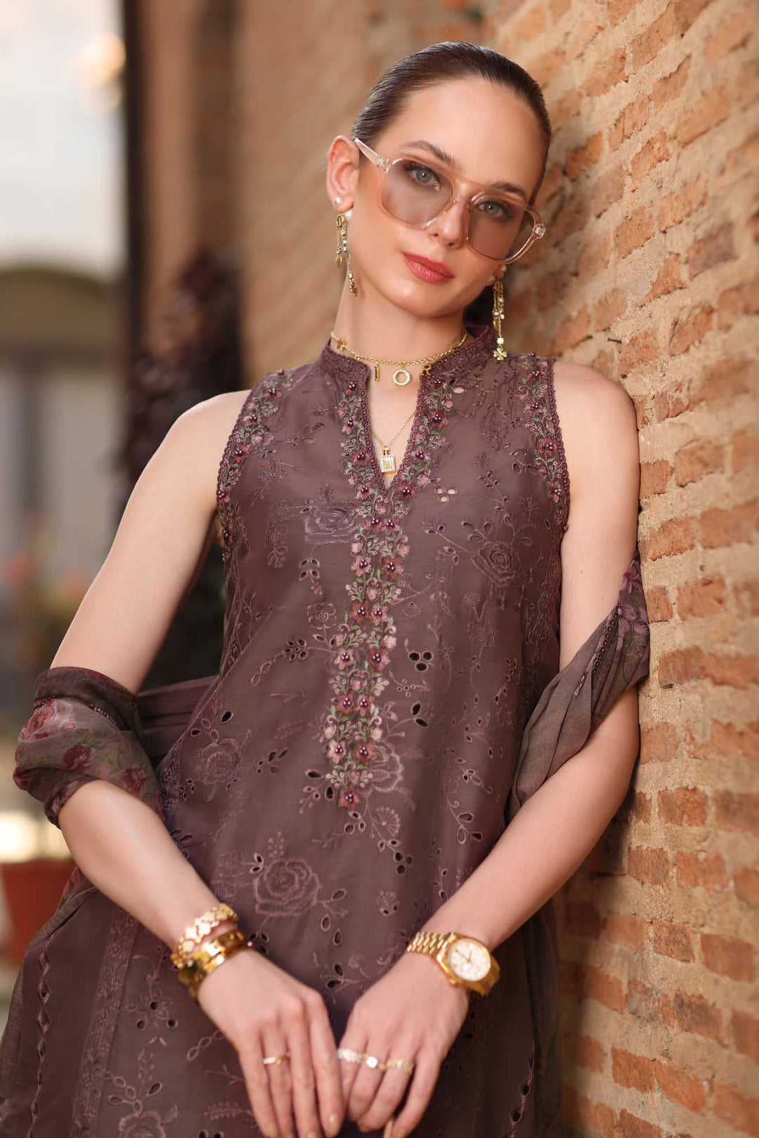 Noor Luxury Eid Schiffli Laserkari &