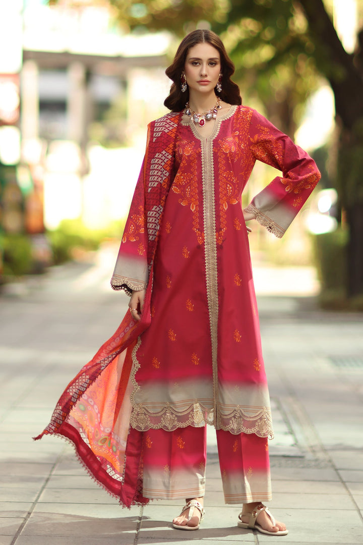 3-PC Unstitched Embroidered Lawn Collection