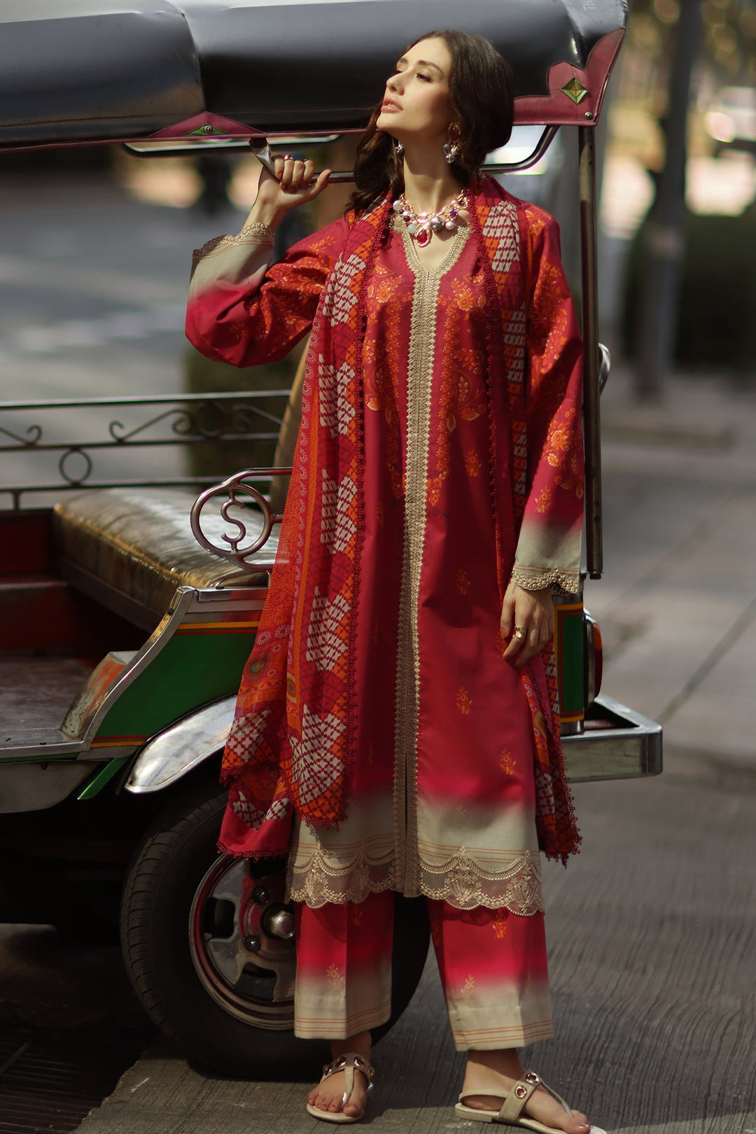 3-PC Unstitched Embroidered Lawn Collection