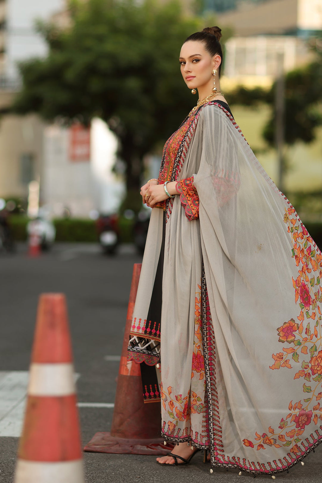 3-PC Unstitched Embroidered Lawn Collection