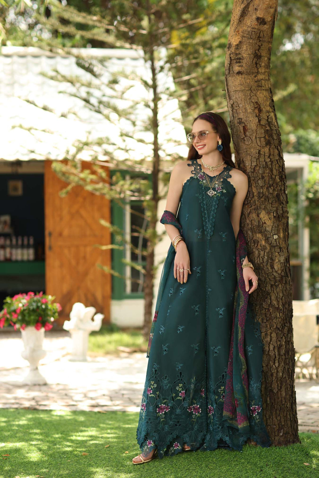 3 piece unstitched lawn embroidered suit