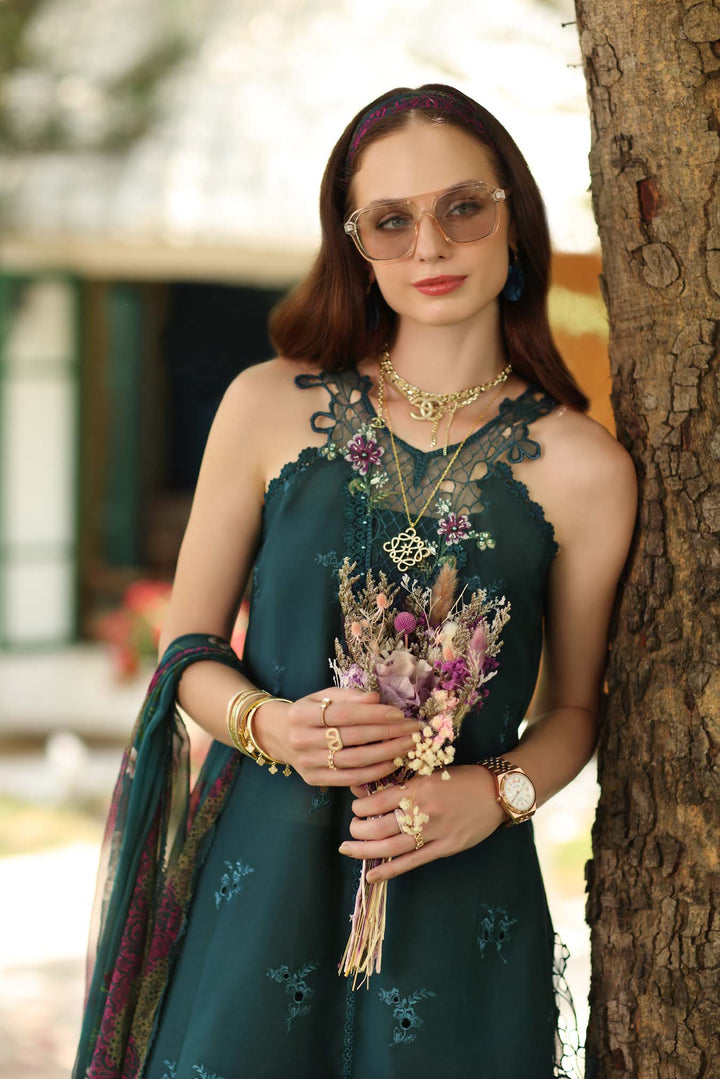 3 piece unstitched lawn embroidered suit