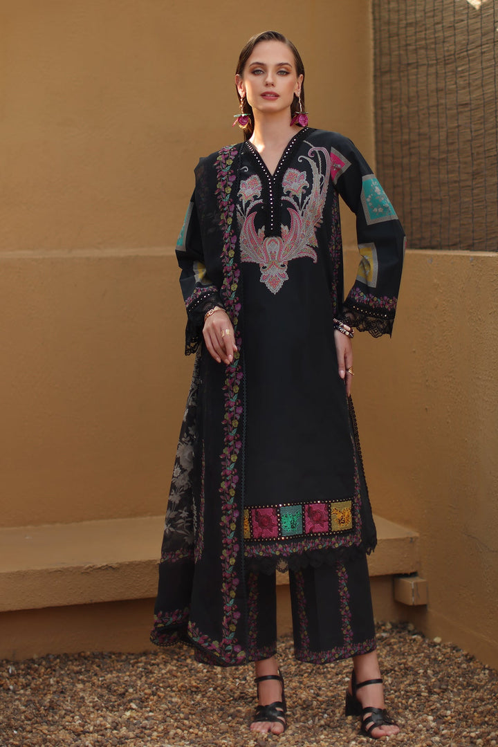 3-PC Unstitched Embroidered Lawn Collection