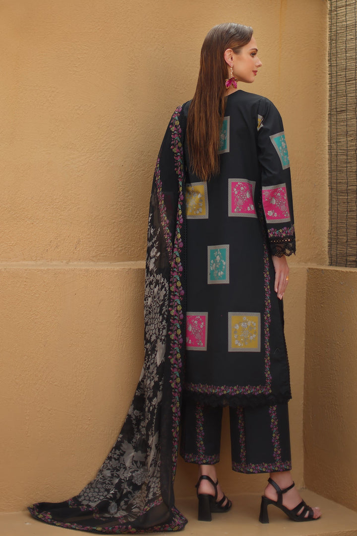 3-PC Unstitched Embroidered Lawn Collection