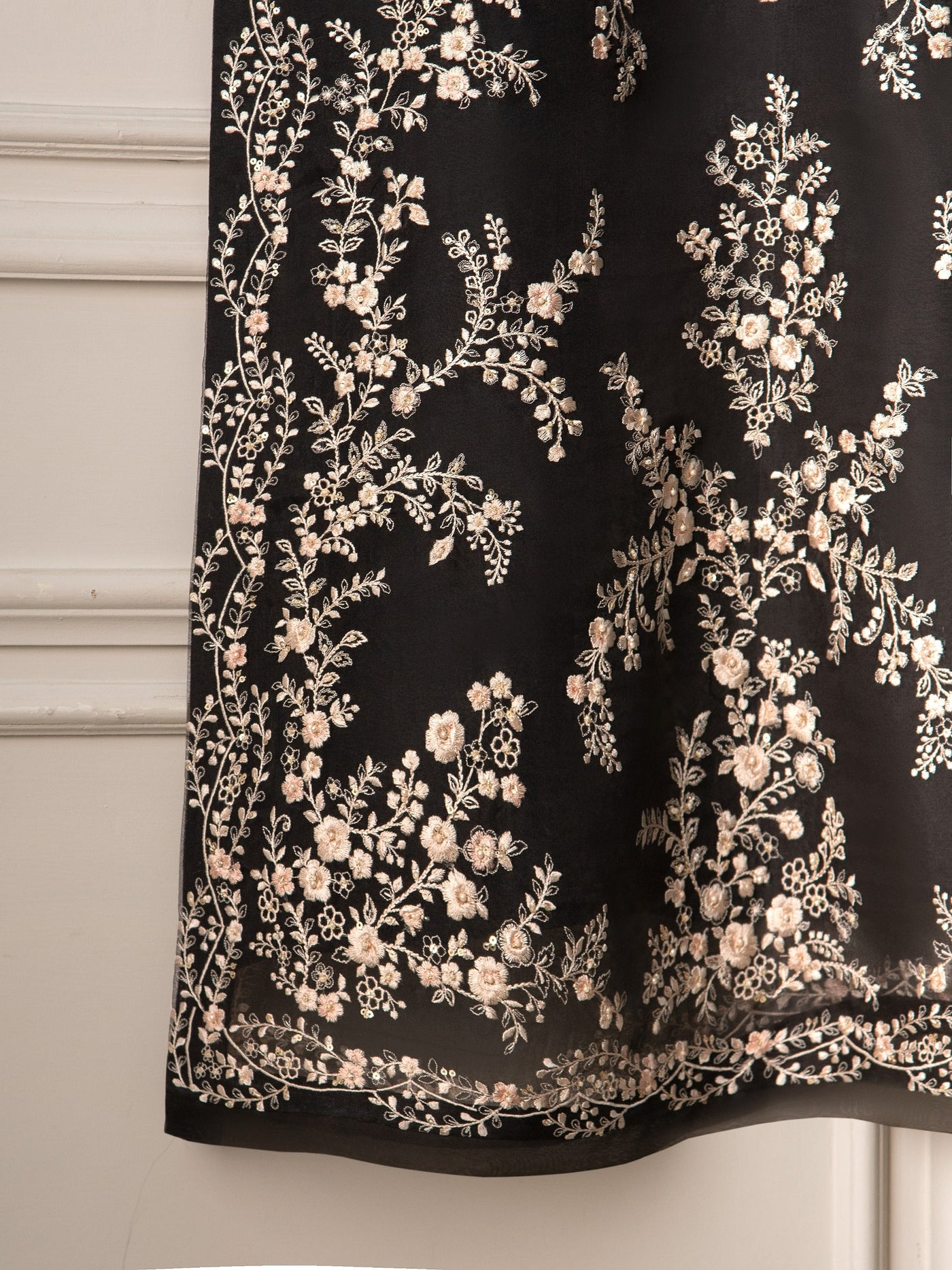 Pure Organza Embroidered Suit