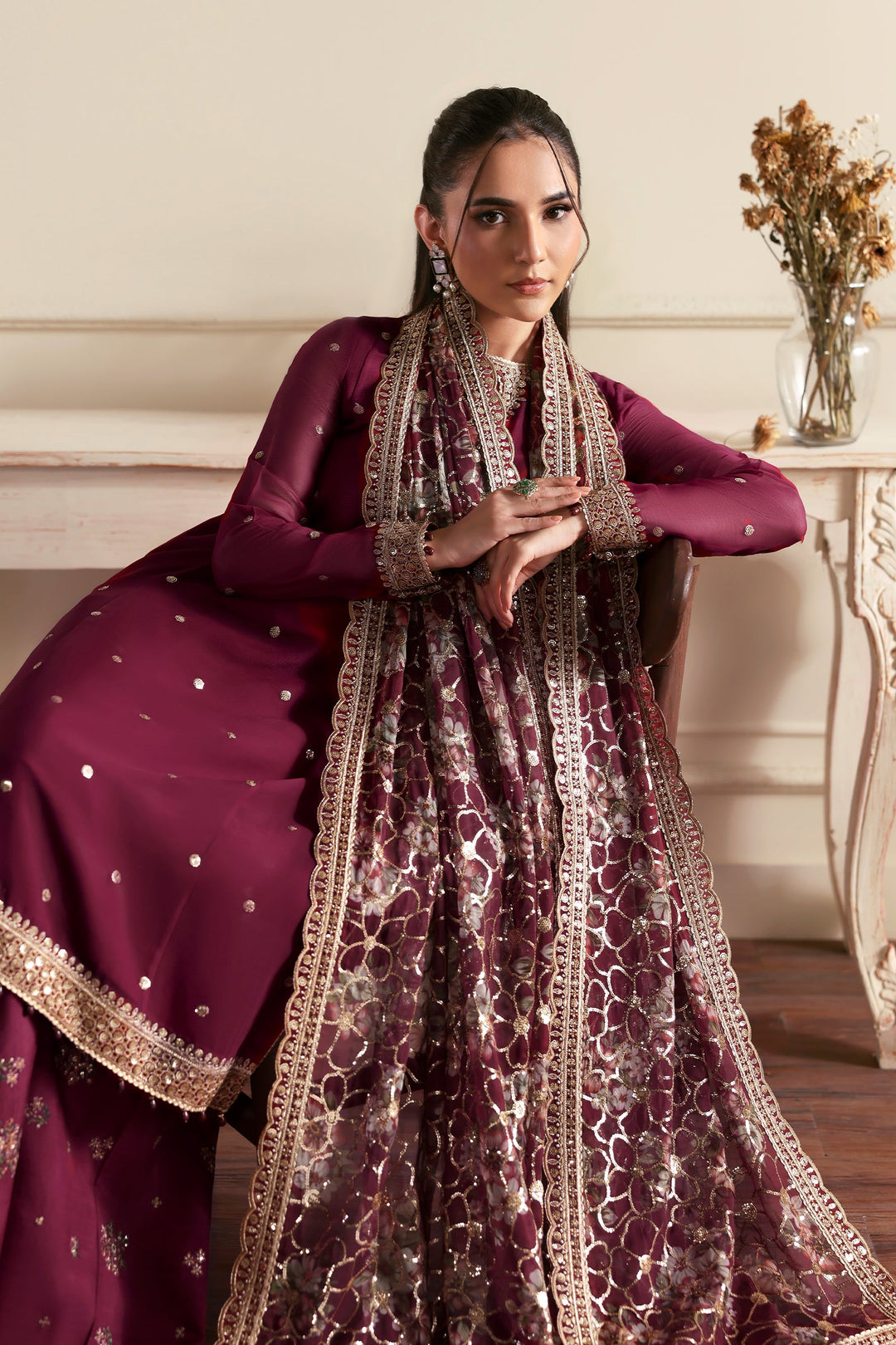 siraya Luxury Chiffon Suit