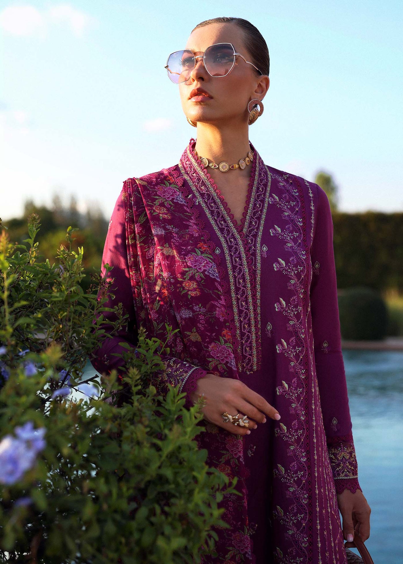 Zaina Unstitched Lawn