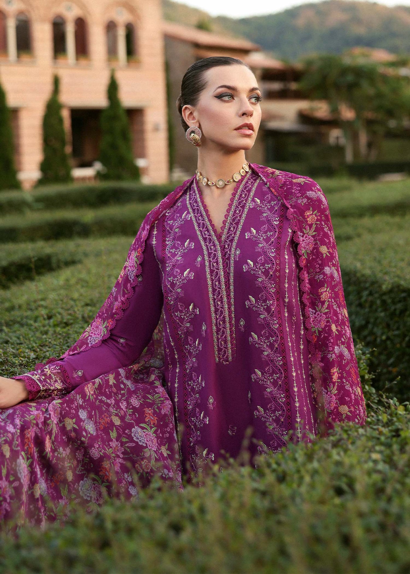 Zaina Unstitched Lawn