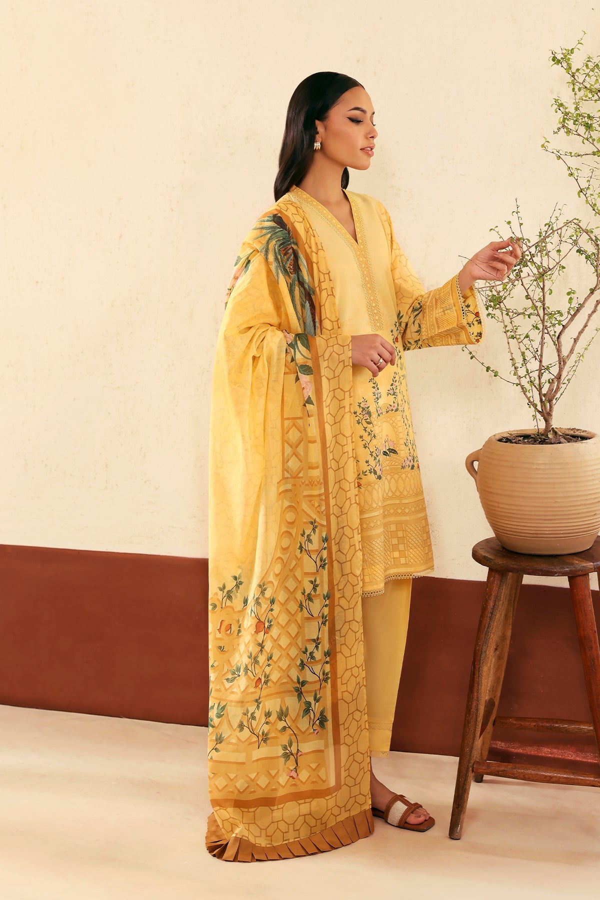 SELENE PRINTED LAWN