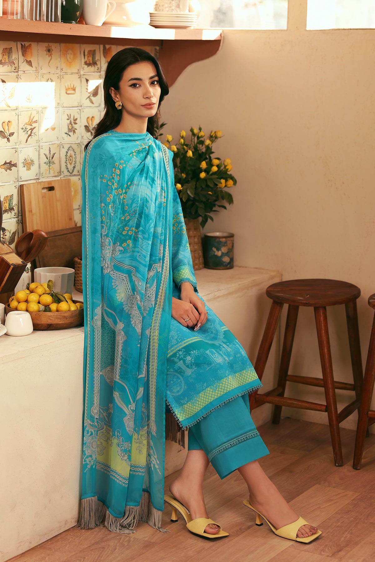 SELENE PRINTED LAWN