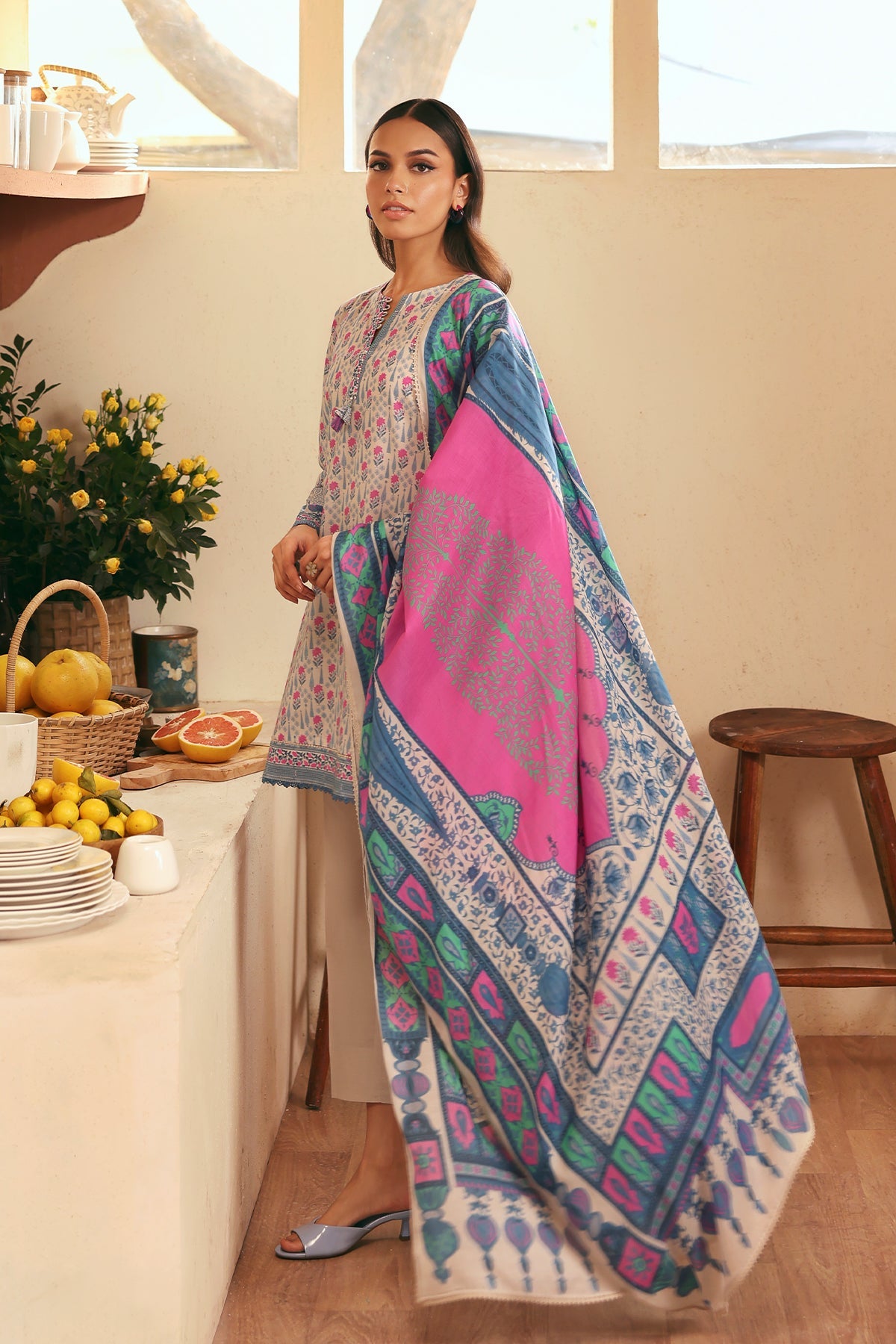 SELENE PRINTED LAWN