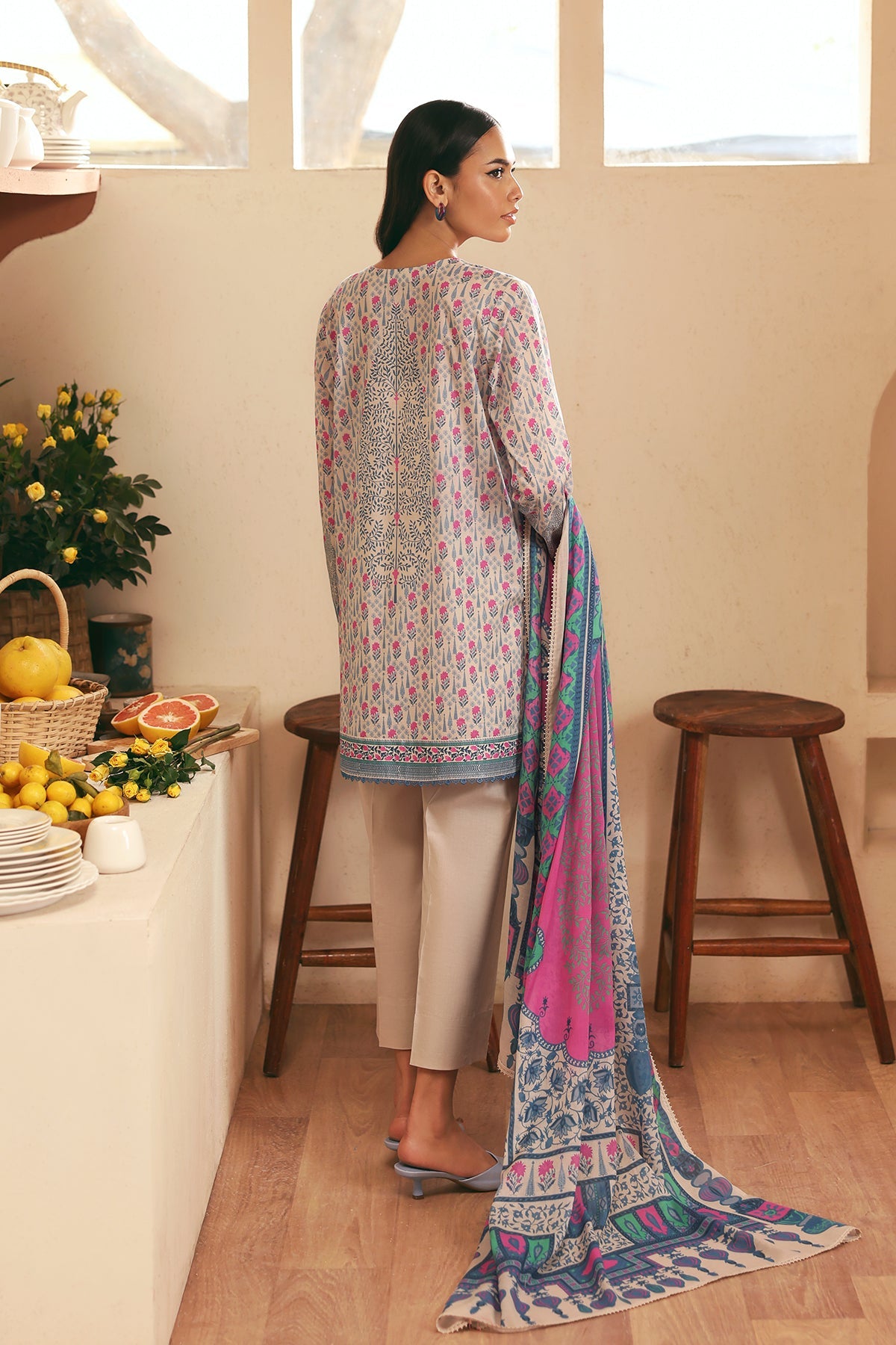 SELENE PRINTED LAWN