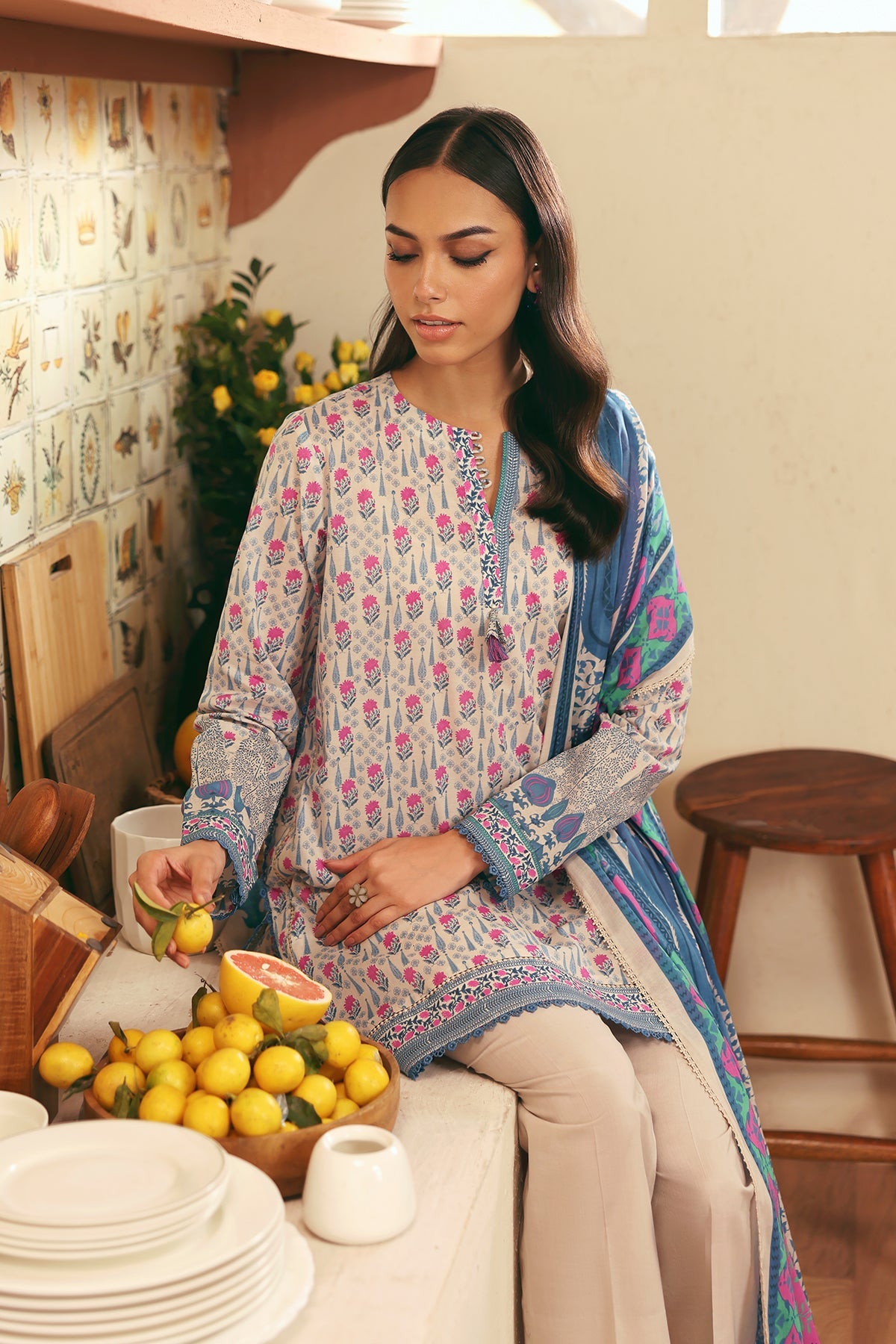 SELENE PRINTED LAWN