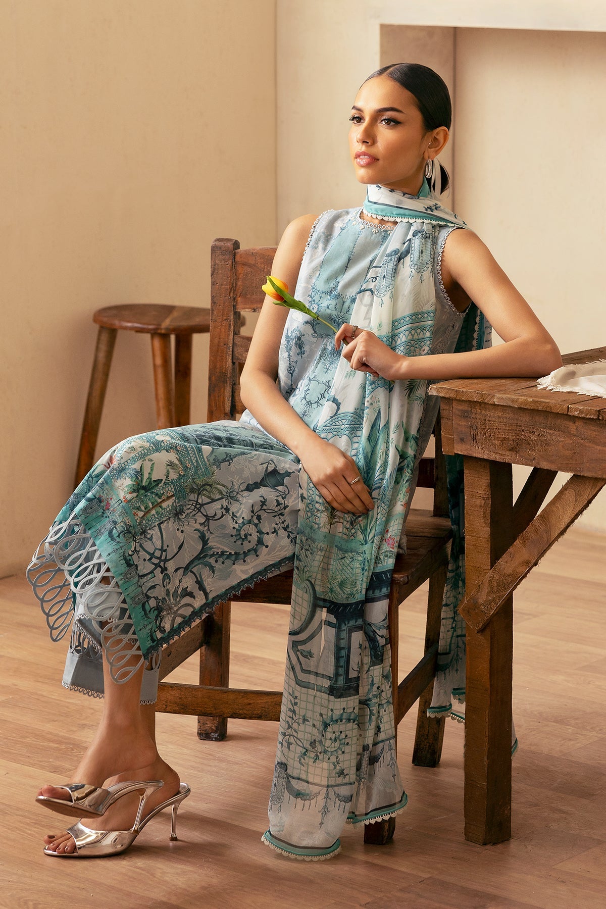 SELENE PRINTED LAWN