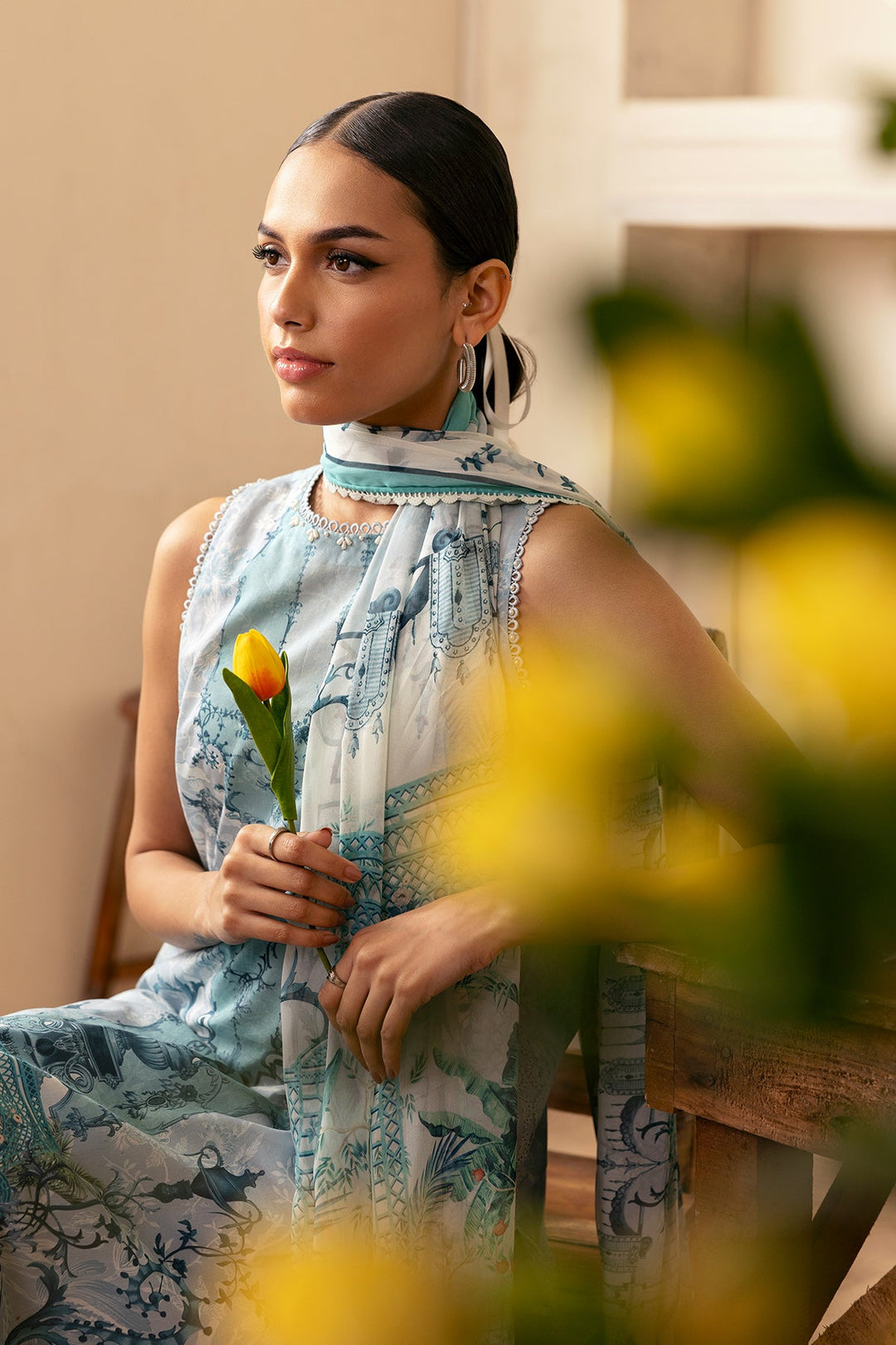 SELENE PRINTED LAWN
