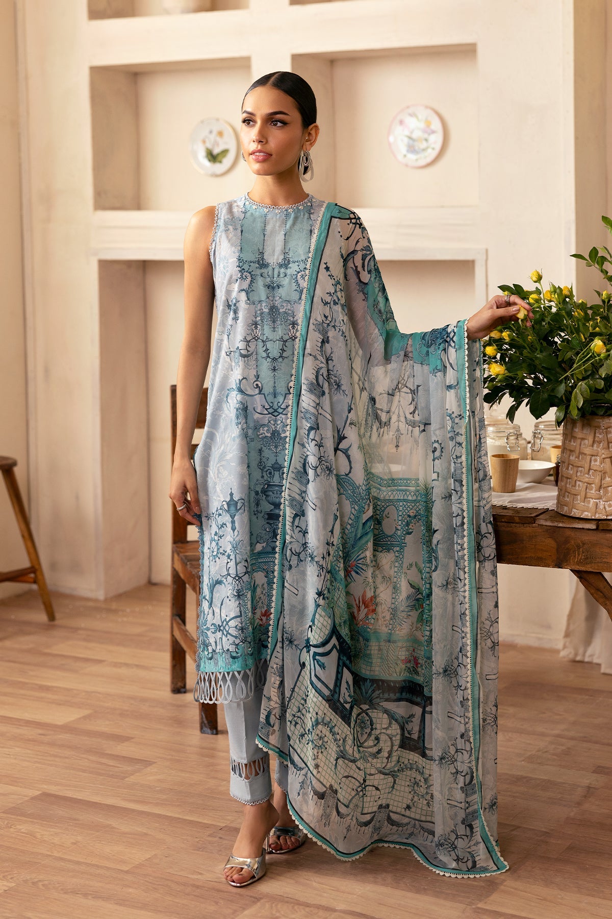 SELENE PRINTED LAWN
