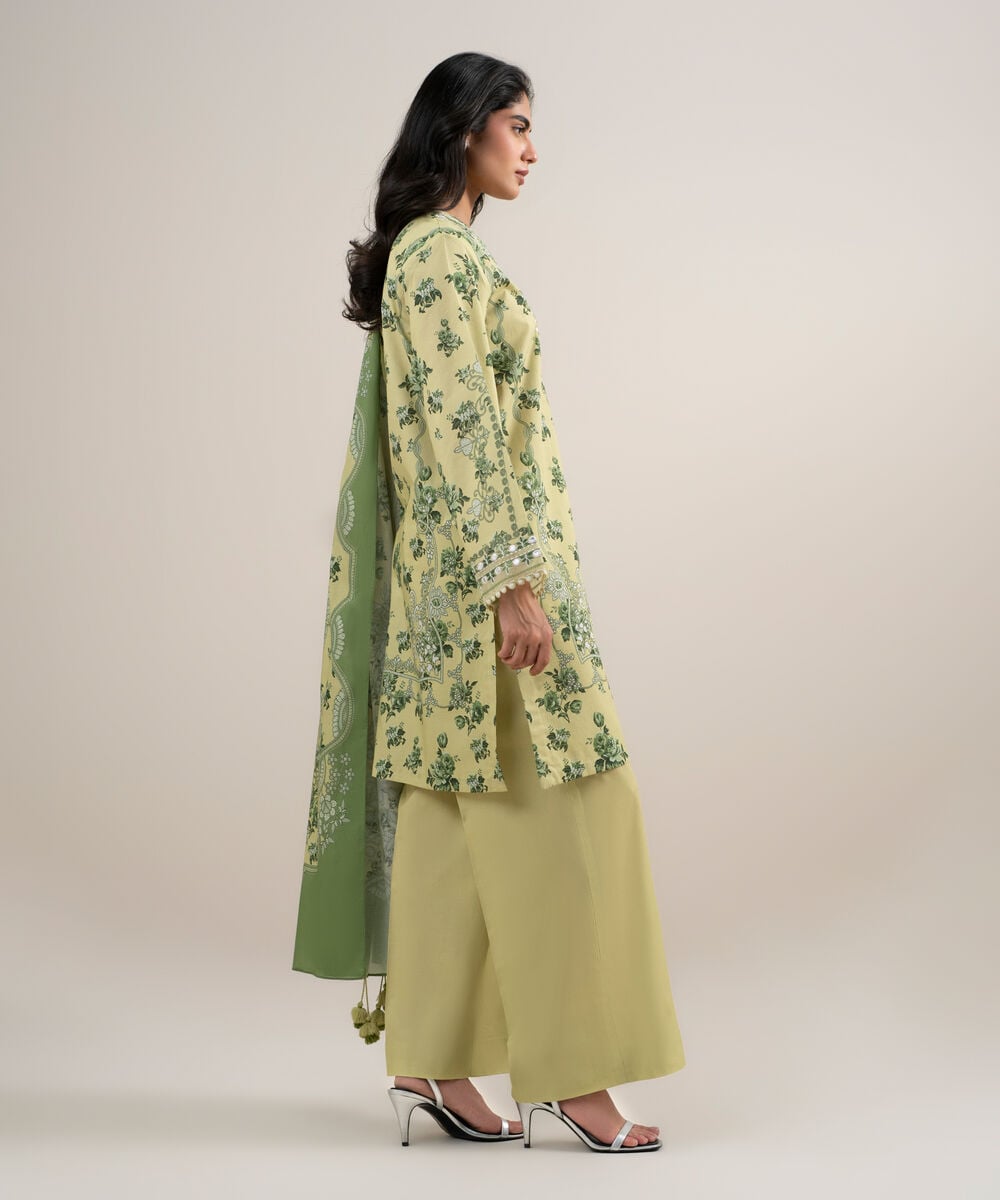 3 PIECE - EMBROIDERED LAWN SUIT