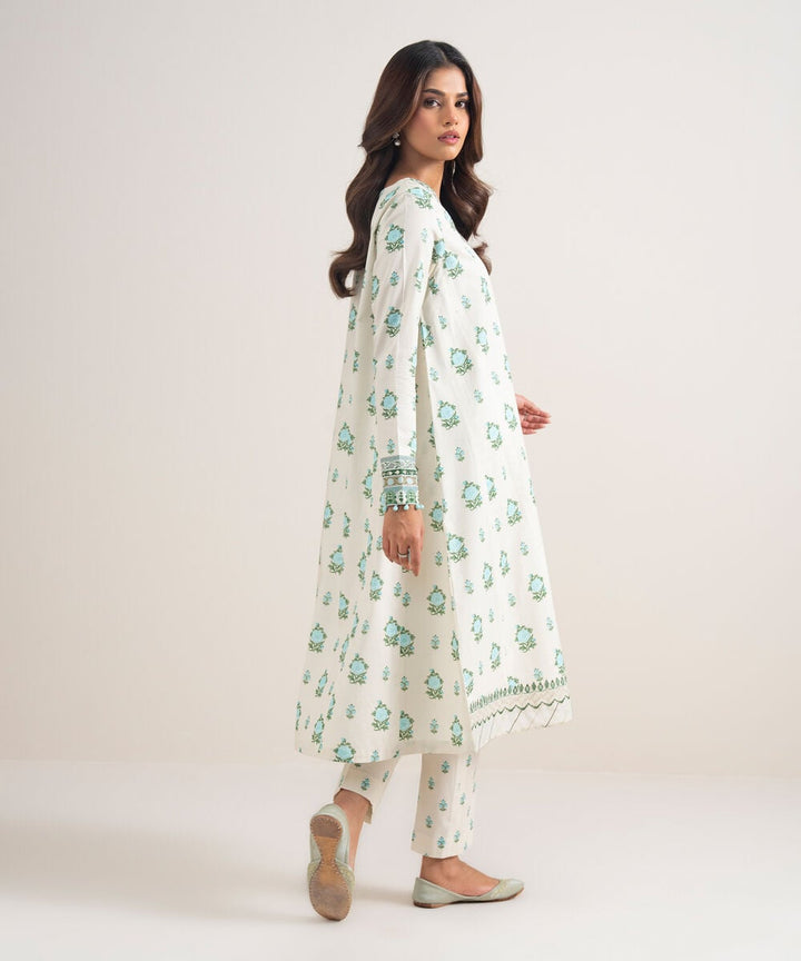 2 PIECE - EMBROIDERED LAWN SUIT